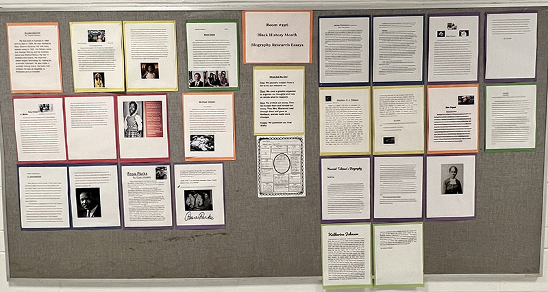 Black History Month Bulletin Board Jackie Robinson Project 