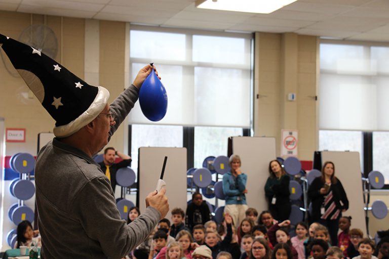 Dr. Wizard Mesmerizes Our Ces Students With A Super Scientific 