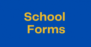 A blue background with the words School Forms in gold.